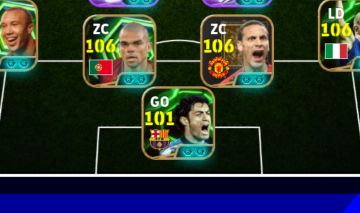 Conta com Rio Ferdinand e Pepe