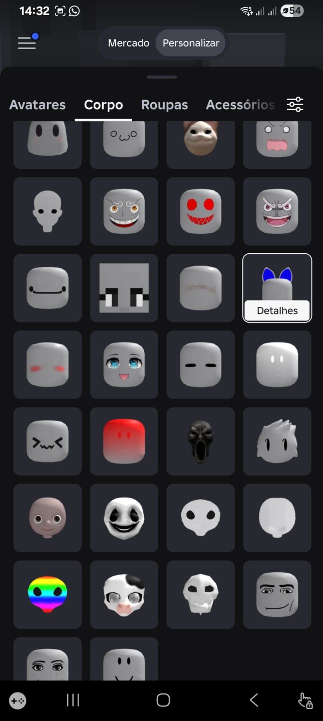 CONTA DE ROBLOX COM DIVERSOS AVATARES + BLOX FRUITS
