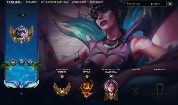 CONTA GOLD 4 / 12 SKINS / PASSE ATIVO / TWITCH, VEIGAR, VLADIMIR / 27K EA