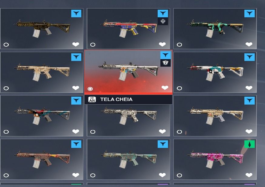Conta antiga de R6 LVL 975