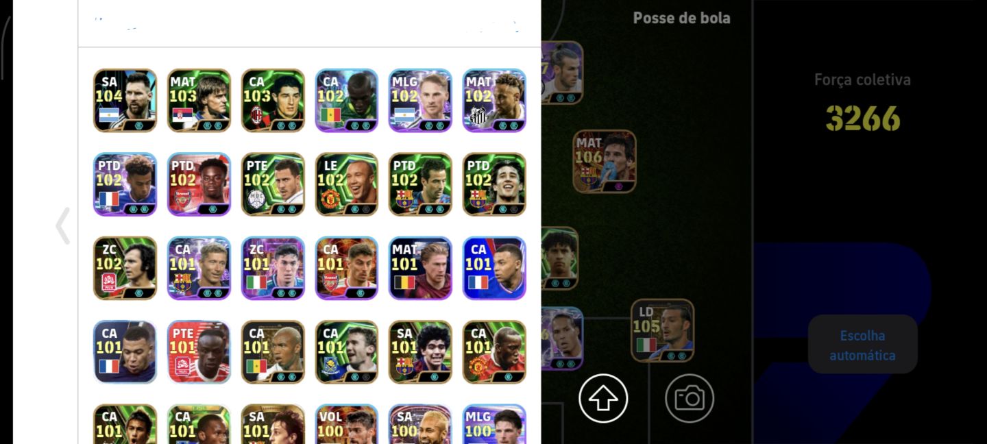 Conta Efootball Raridade! Bale Naruto + Pirlo +Etoo +Buffon prime e ++!!