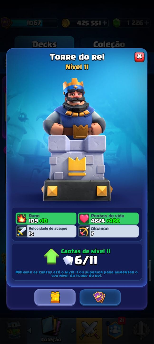 Conta clash royale +5k de trofeus