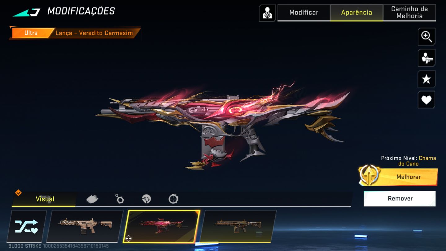 Conta de bloodstrike com faca e eterna