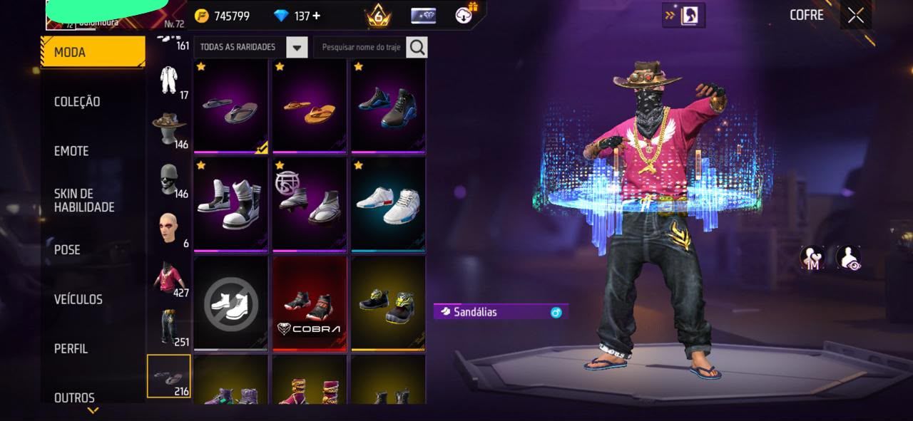 Conta Free Fire antiga primeiros passe
