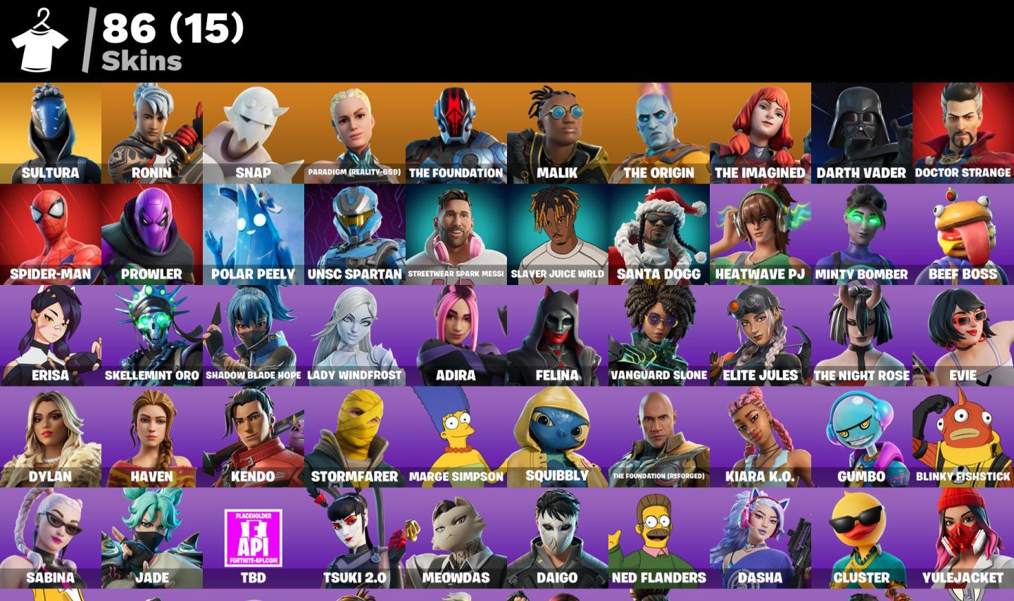 CONTA FORTNITE GEMADA COM SKINS TRAYHARD
