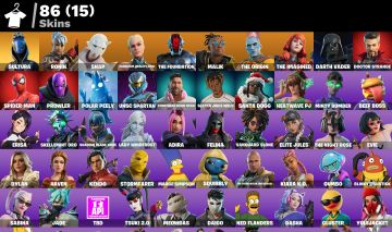 CONTA FORTNITE GEMADA COM SKINS TRAYHARD