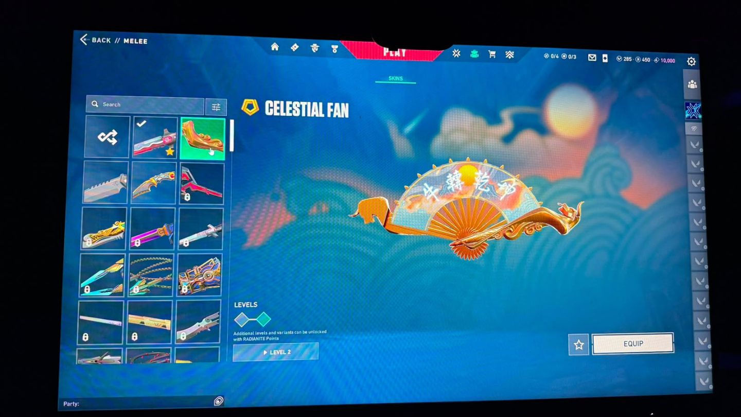 CONTA VALORANT À VENDA SKINS RARAS