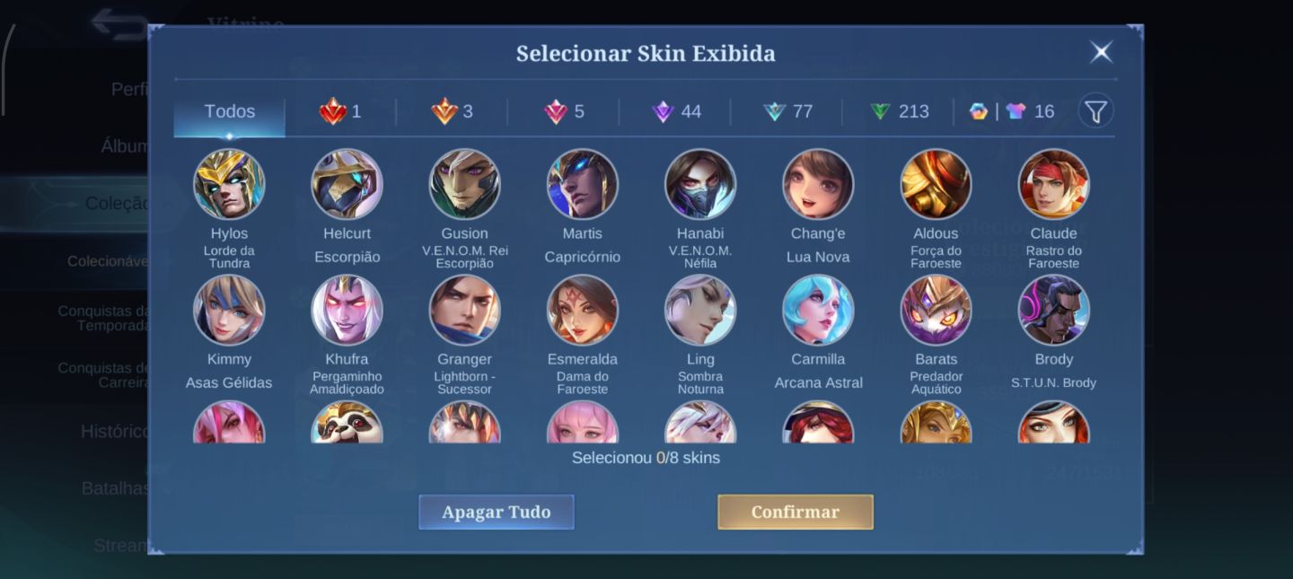 Conta Mobile Legends