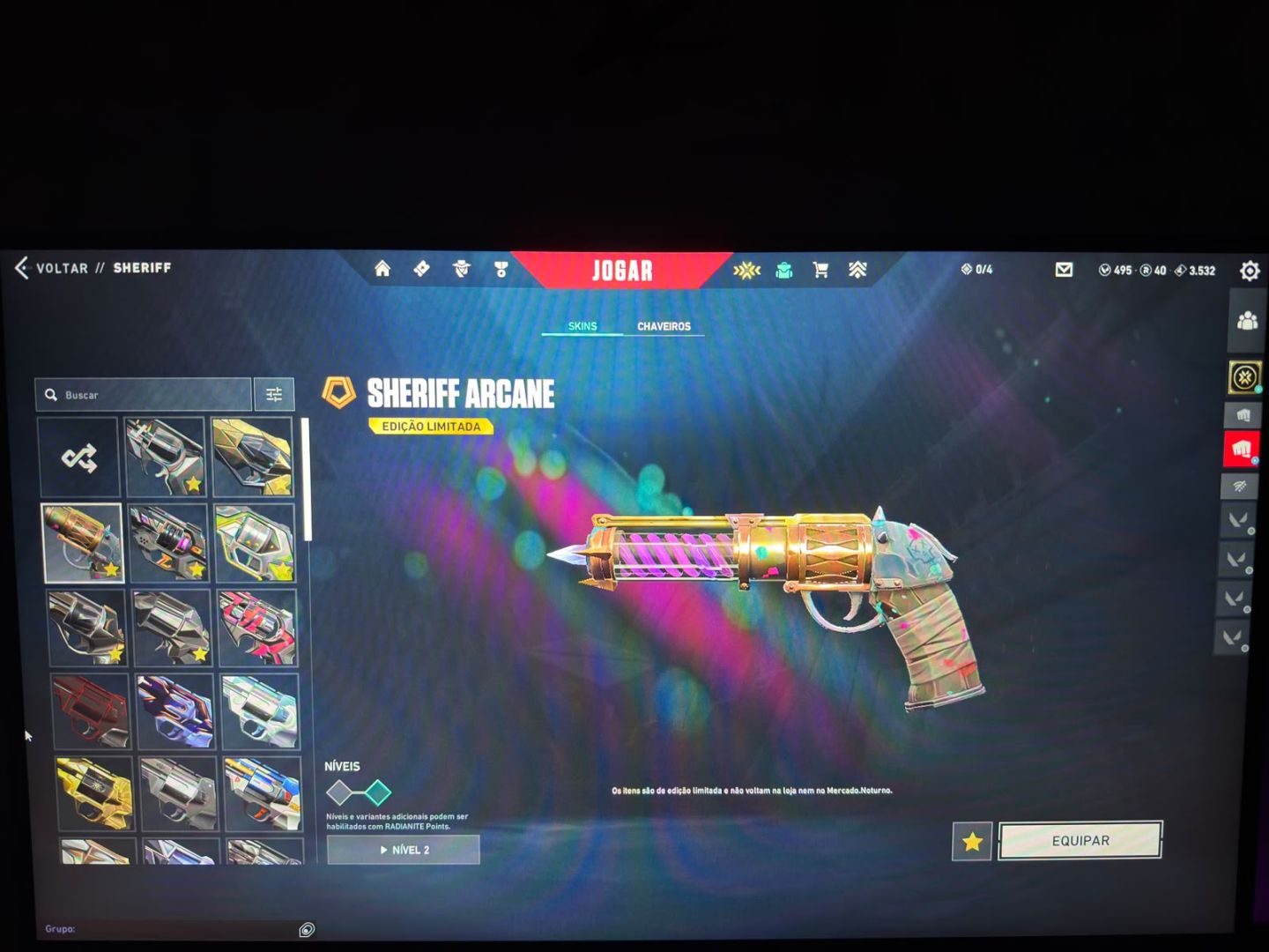 CONTA VALORANT TOP [X]SKINS PREMIUM+[X]VANDAL/PHANTOM/FACAS, ACESSO TOTAL (FA)