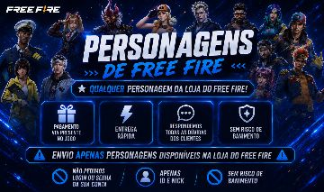 PERSONAGENS DE FREE FIRE