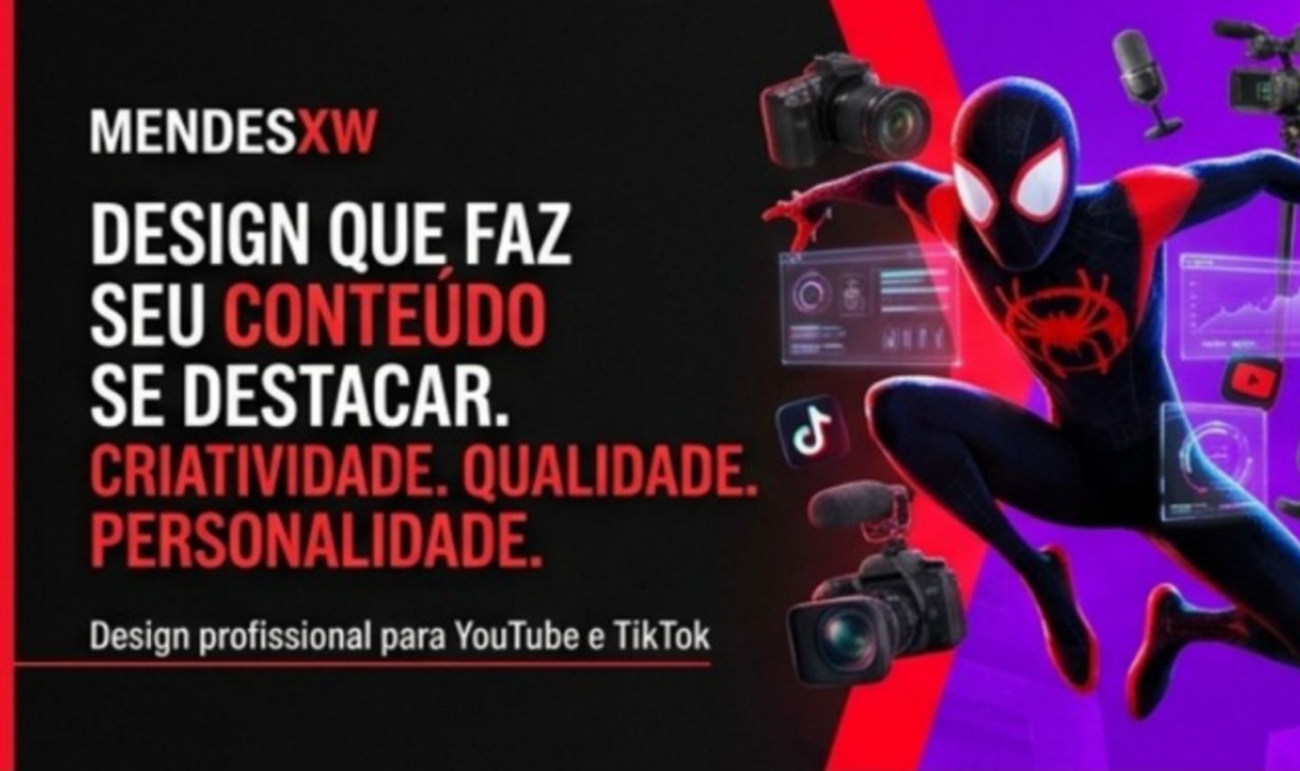 Design Profissional para YouTube e TikTok | Logos, Banners e Fotos de perfil!!
