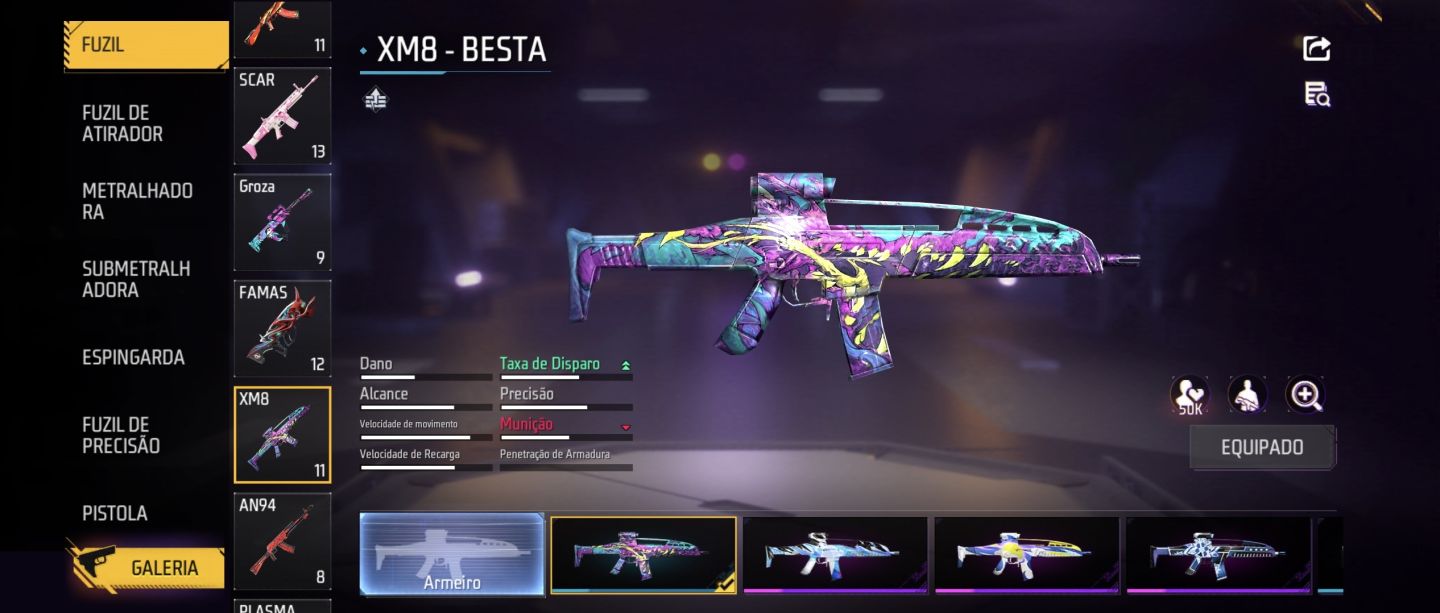 CONTA SUPER RARA DE FREE FIRE
