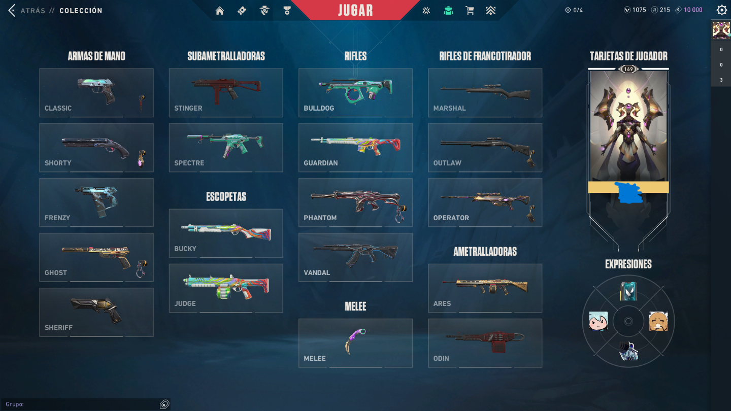 (NEGOCIAVEL)Conta Valorant DIMA2 com skins