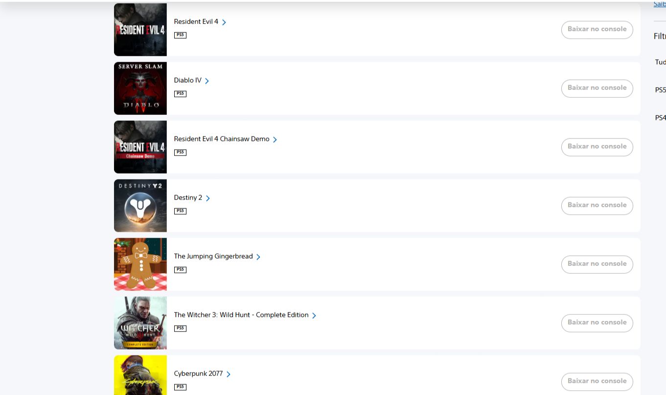 Conta PSN | GOW Ragnarök + RE4 Remake + Cyberpunk + RDR2 Ultimate + TLOU + GTA V