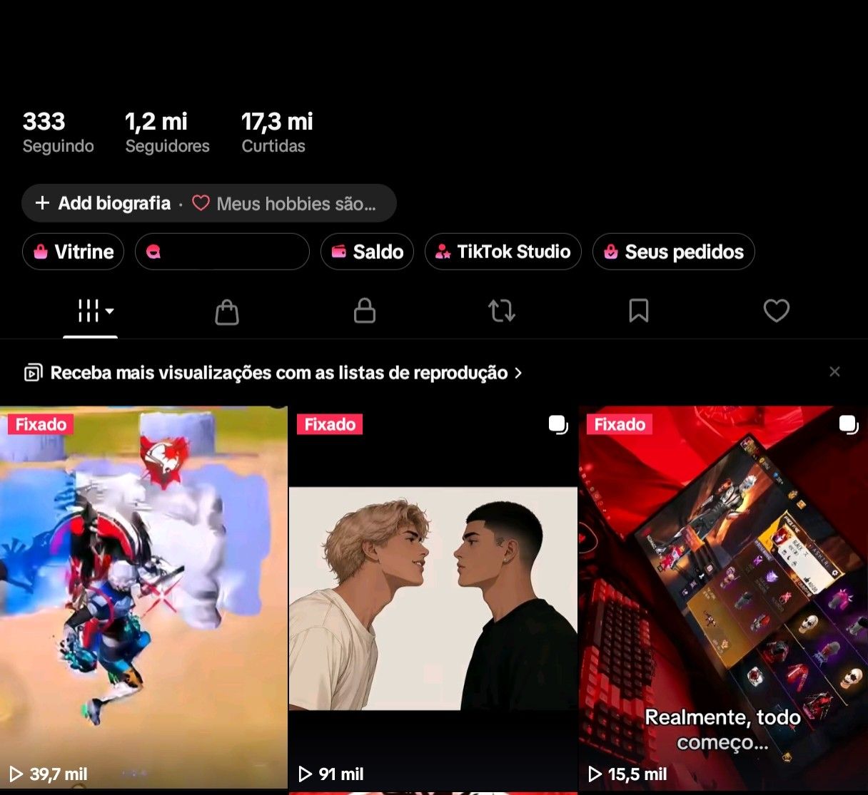 CONTA TIKTOK PREMIUM 1,2 MILHÃO DE SEGUIDORES + TIKTOK SHOP LIBERADO!