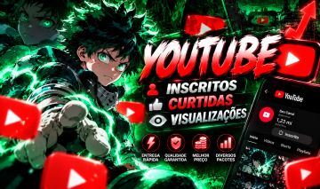 YOUTUBE | INSCRITOS, CURTIDAS E VISUALIZAÇÕES | ENTREGA RÁPIDA | MELHOR PREÇO