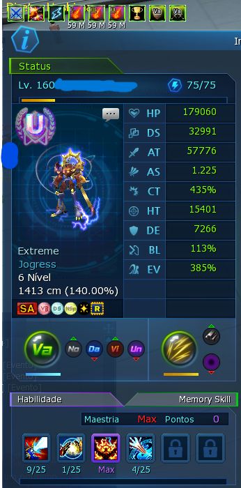 Conta Tamer 157 - OMM, SusaEx, 13 SSS+ - Servidor: Alphamon (LADMO)