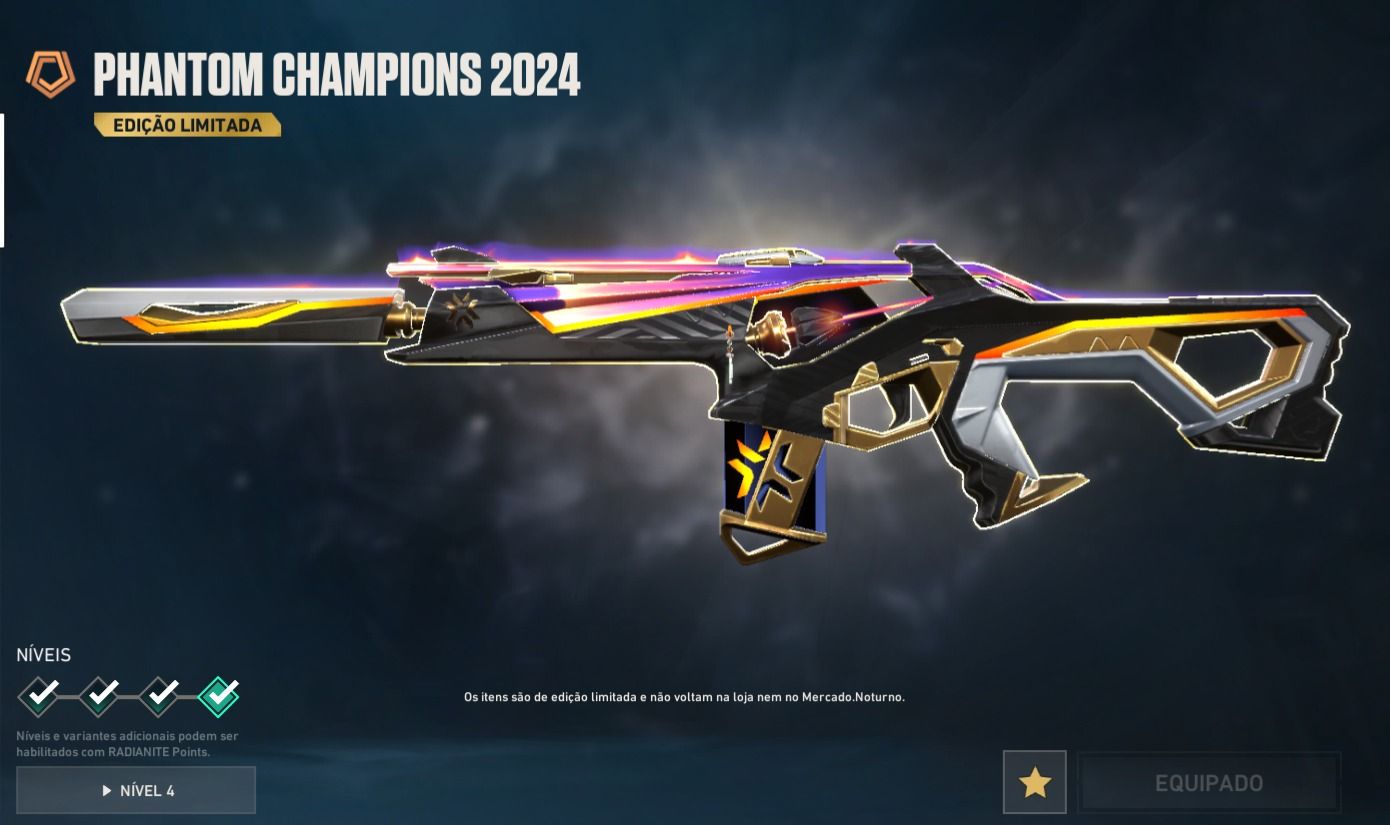 Conta valorant com varias skins inclusive skin rara champions