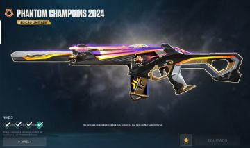 Conta valorant com varias skins inclusive skin rara champions