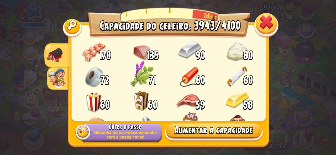[CONTA HAY DAY À VENDA! - Nível 66 Fazenda desenvolvida!]