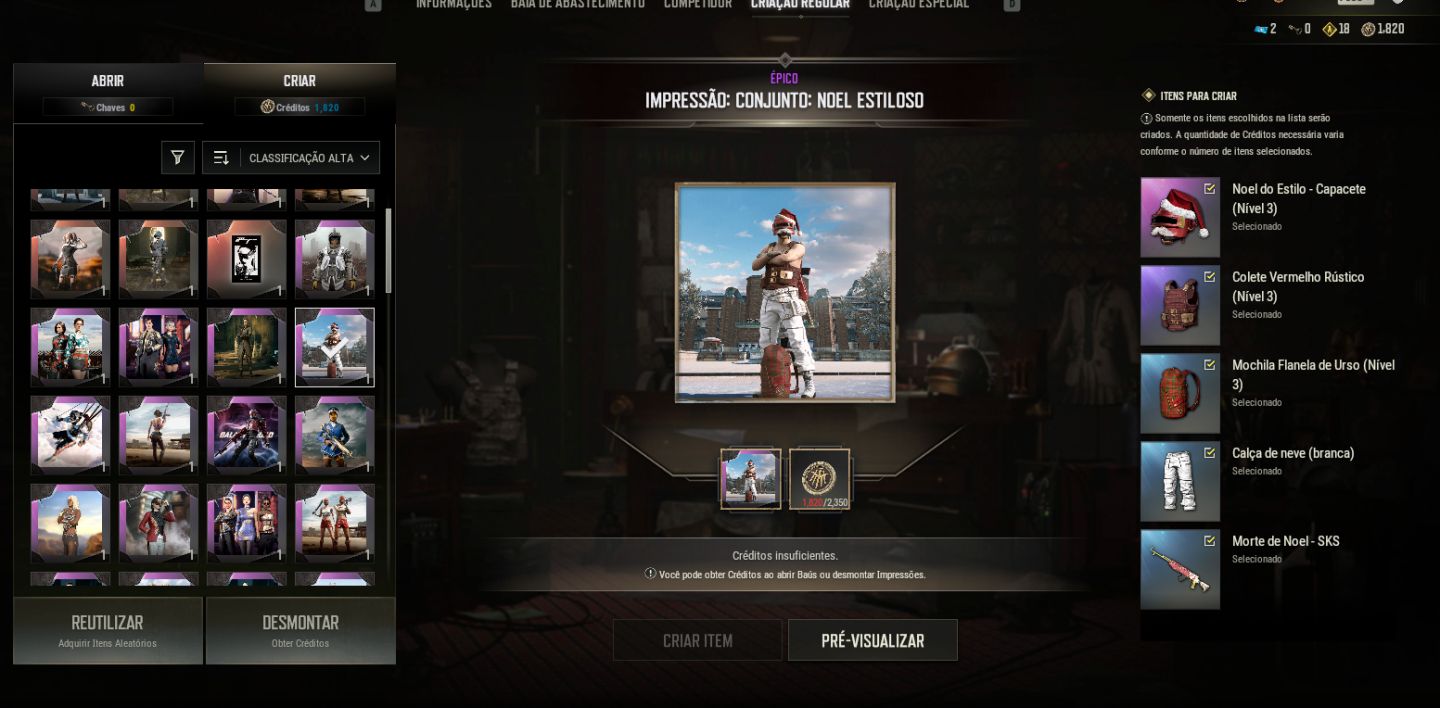 CONTA COM 3 ARMAS EVOLUTIVAS !