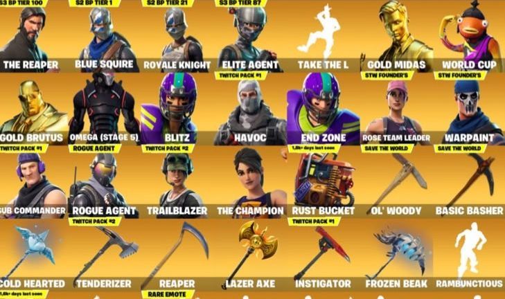 [PS4, XBOX, PC, TUDO] FORTNITE SEASON 2 (527 SKINS)