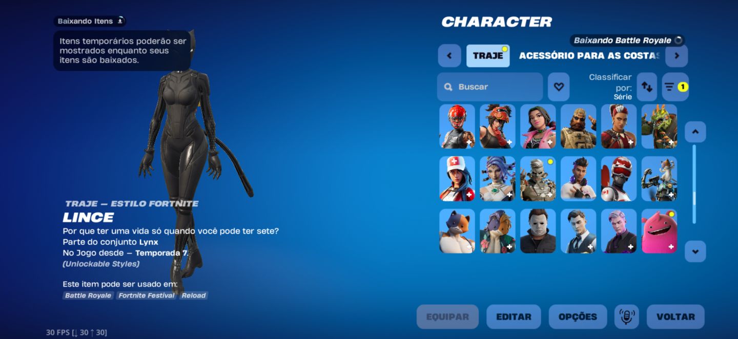 Conta Fortnite OG - 292 skins + Salve o mundo FUNDADOR