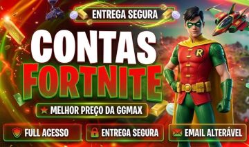 [Promo] Conta Fortnite com SUPERMAN, ROBIN E HAYLEE SKYE