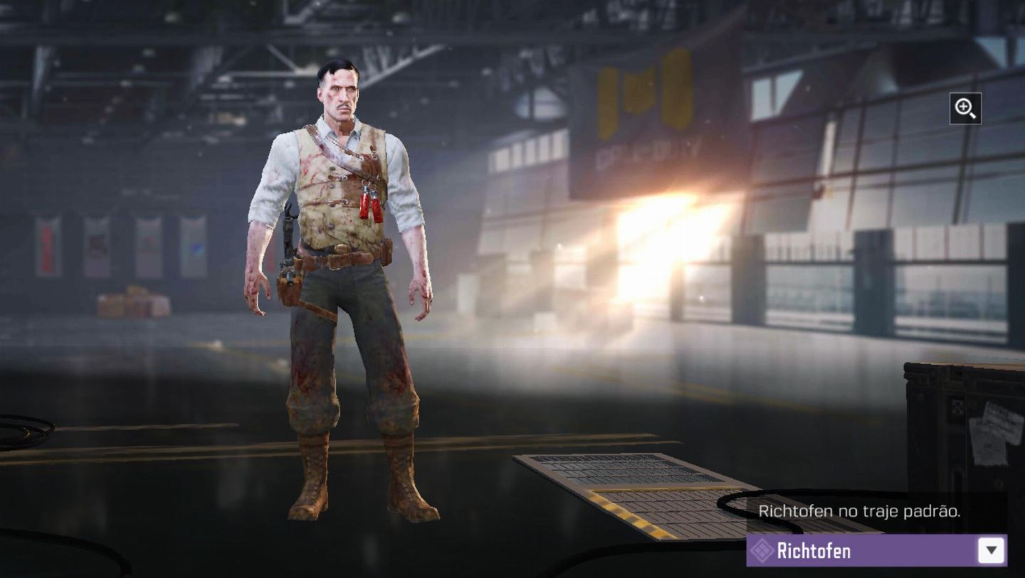 Conta com algumas míticas call of duty mobile