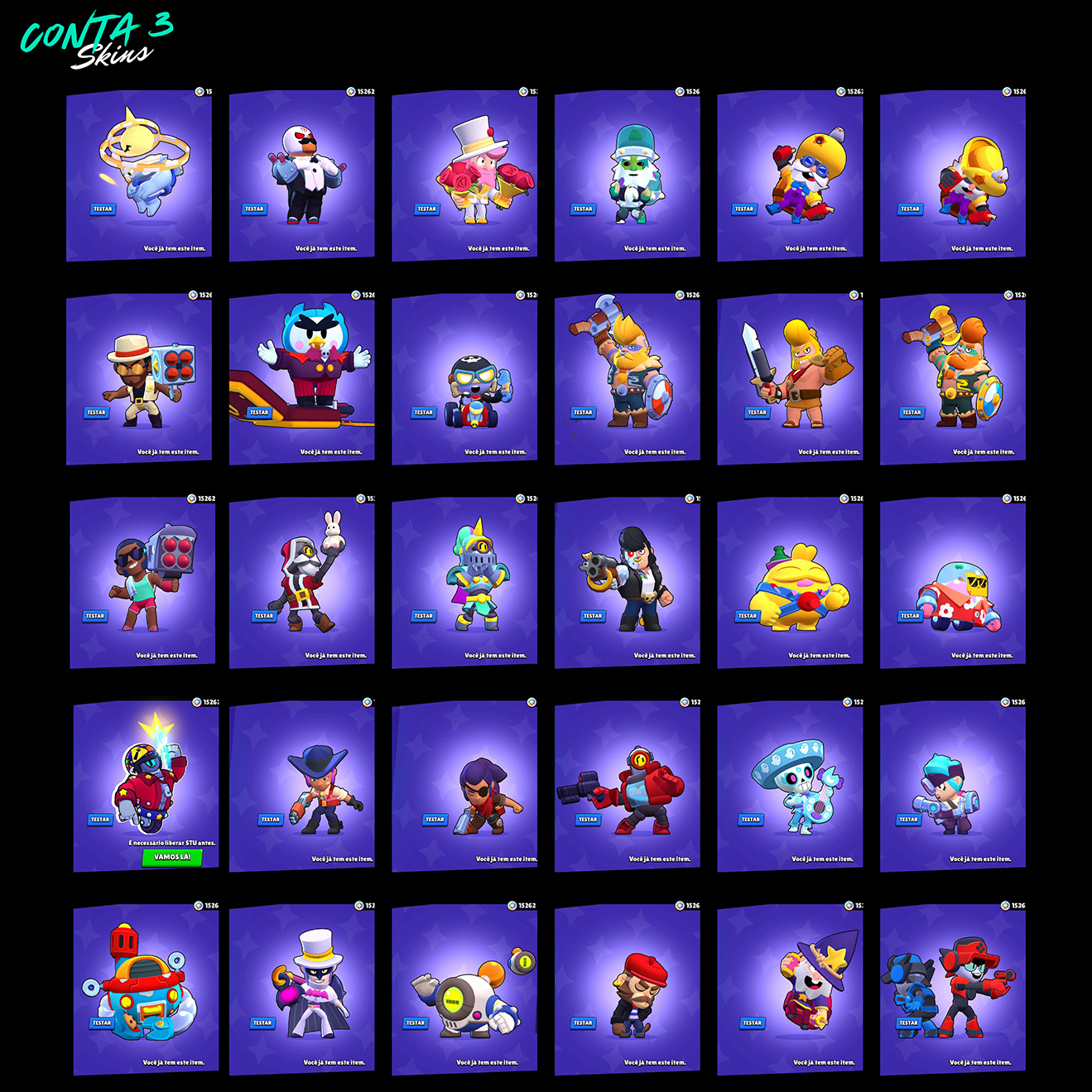 Contas Brawl Stars