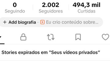 CONTA TIKTOK ENGAJADA 2k SEGUIDORES