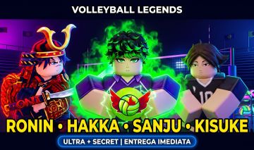 !!VOLLEYBALL LEGENDS PERSONAGENS E HABILIDADES SECRETAS NA SUA CONTA!