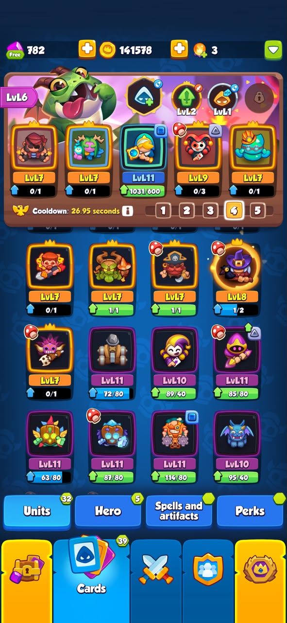 CONTA RUSH ROYALE ÓTIMA PARA NOVOS JOGADORES.