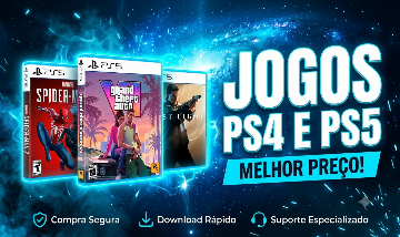 Jogos PS4 e PS5 Primária ou Secundária | +500 Jogos | Promoção | LL Games