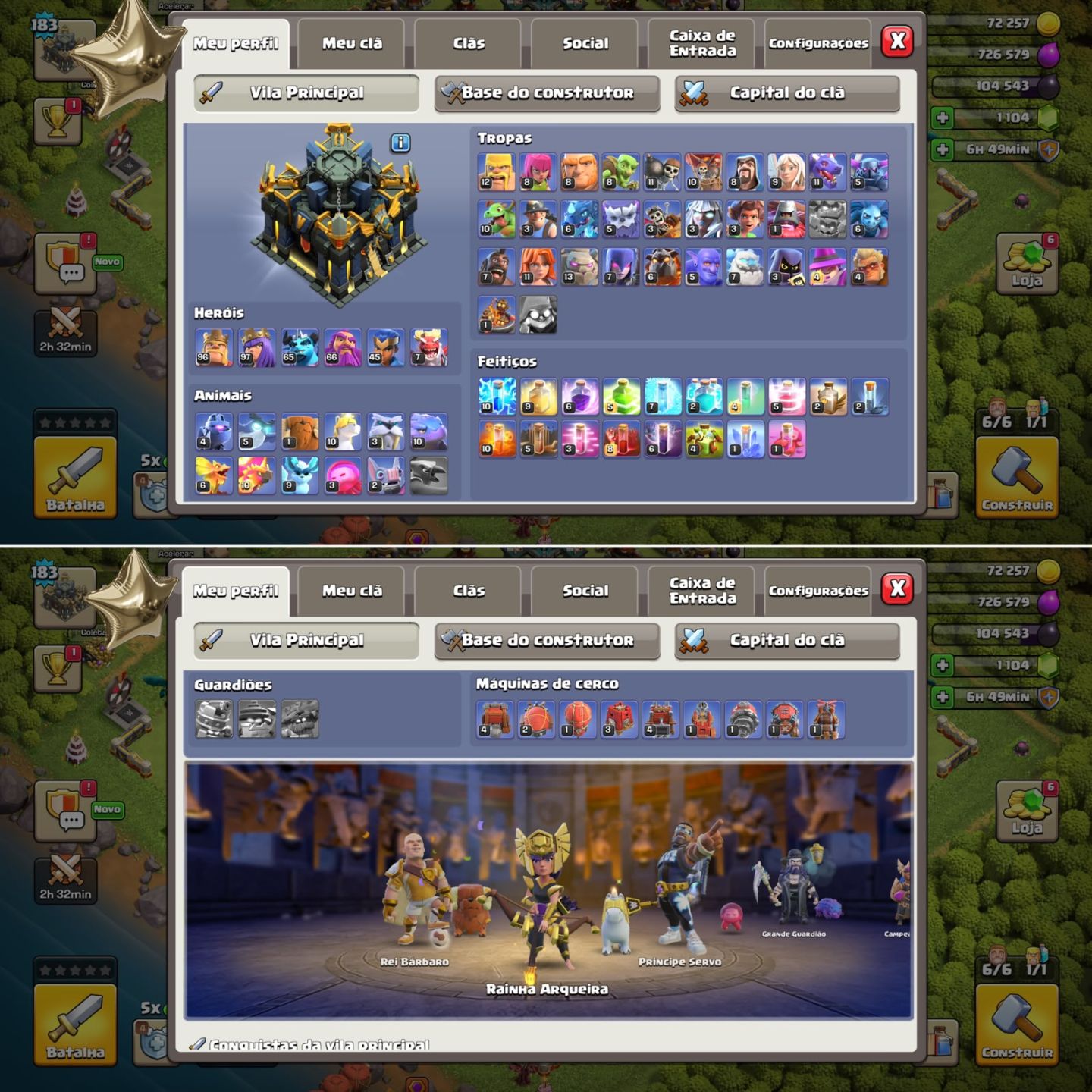 CV 17 com Skins Raríssimas!!!