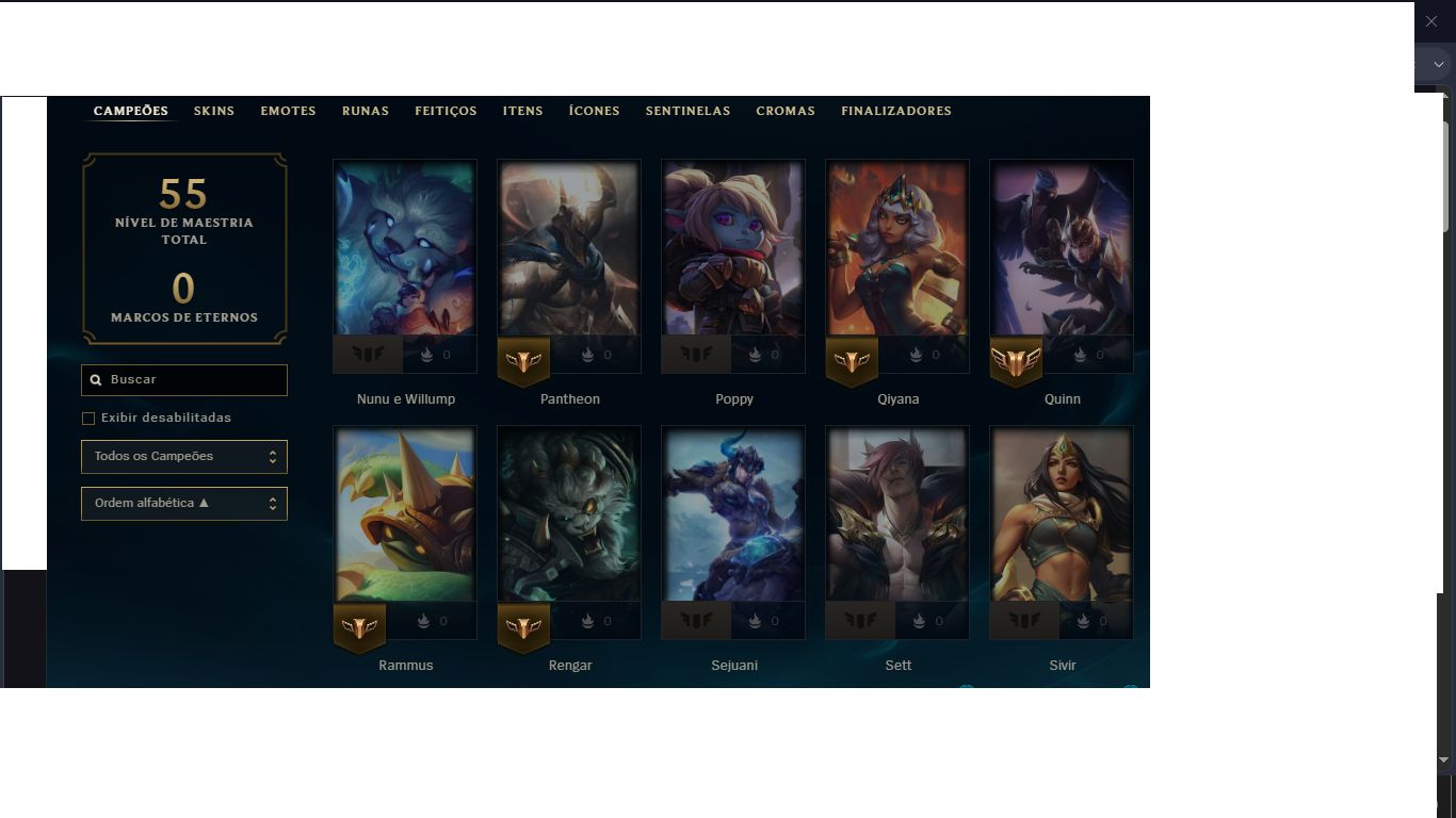 Conta League of Legends BR - LV30 Unranked - Full Acesso