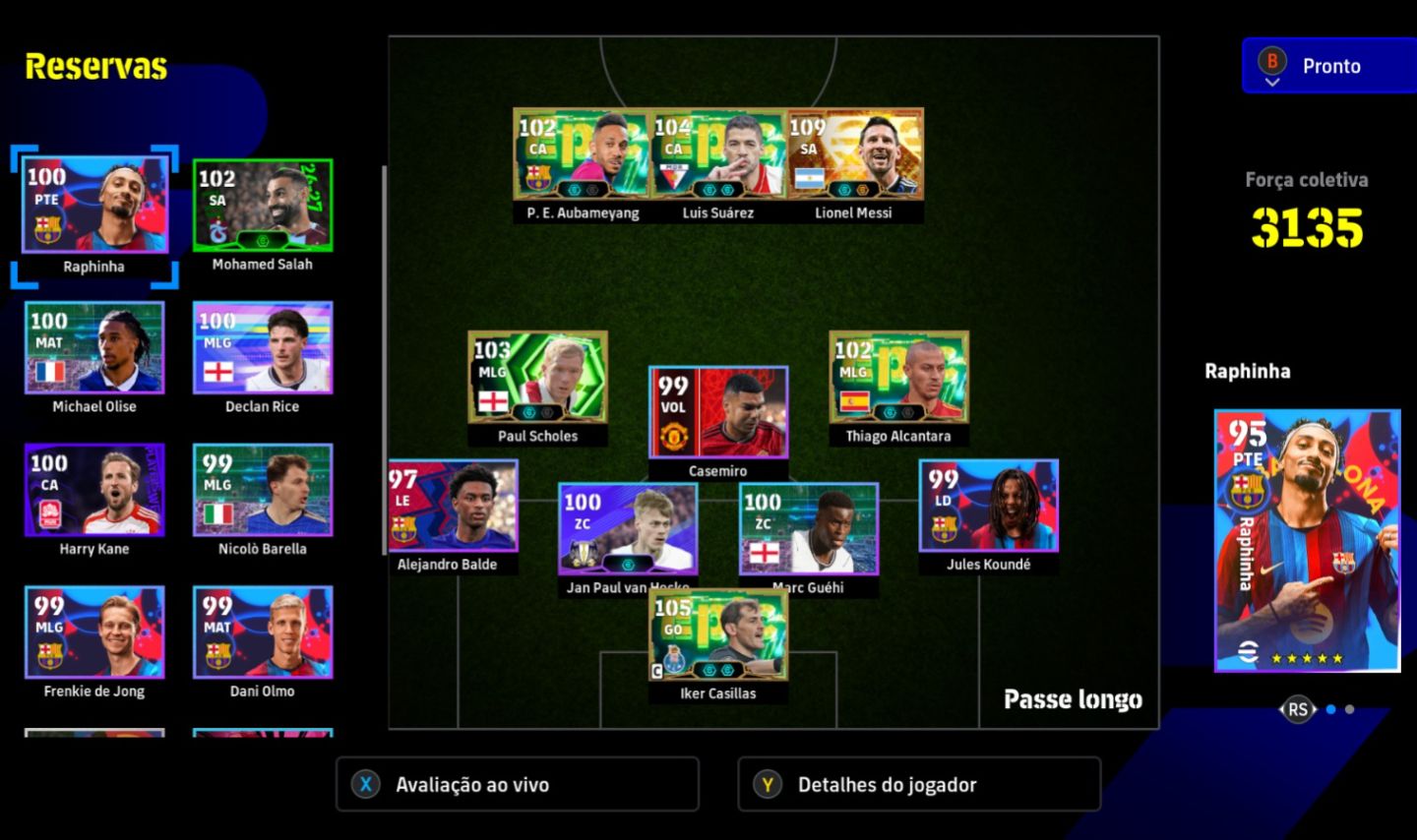 Conta efootball steam com Messi 109 + Red Dead e GTA 4 e 5