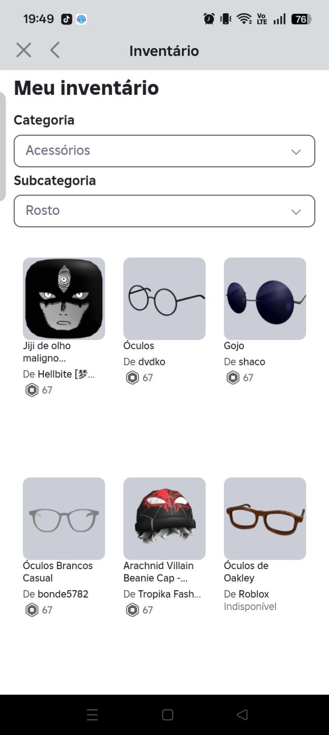 CONTA ROBLOX