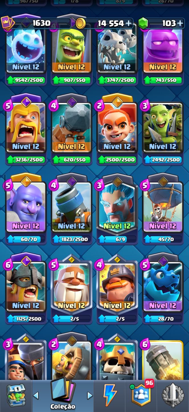 Conta de clash com 14k