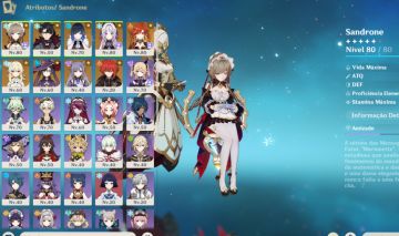CONTA GENSHIN IMPACT SANDRONE E R2+ MAVUIKA + YELAN +Wriothesley + Citlali