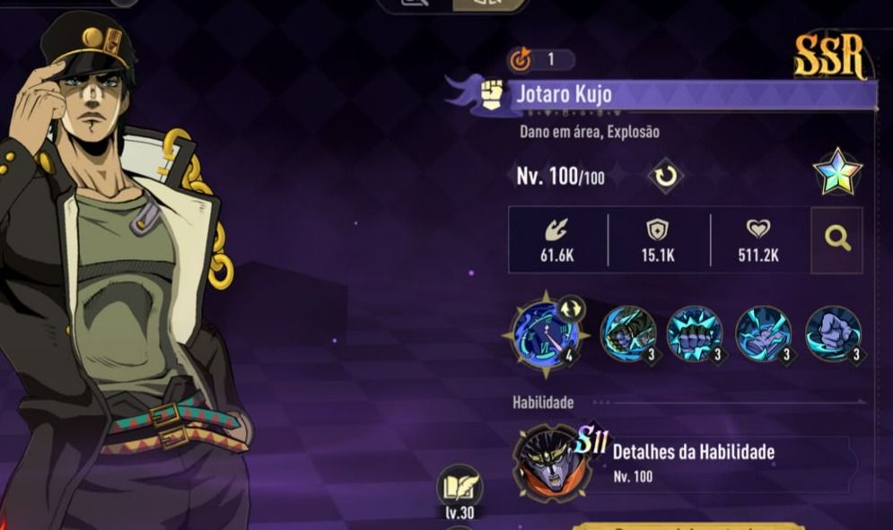 CONTA JOTARO PLATINUM S11 - JOJO BIZARRE ADVENTURE GOLDEN SPIRIT