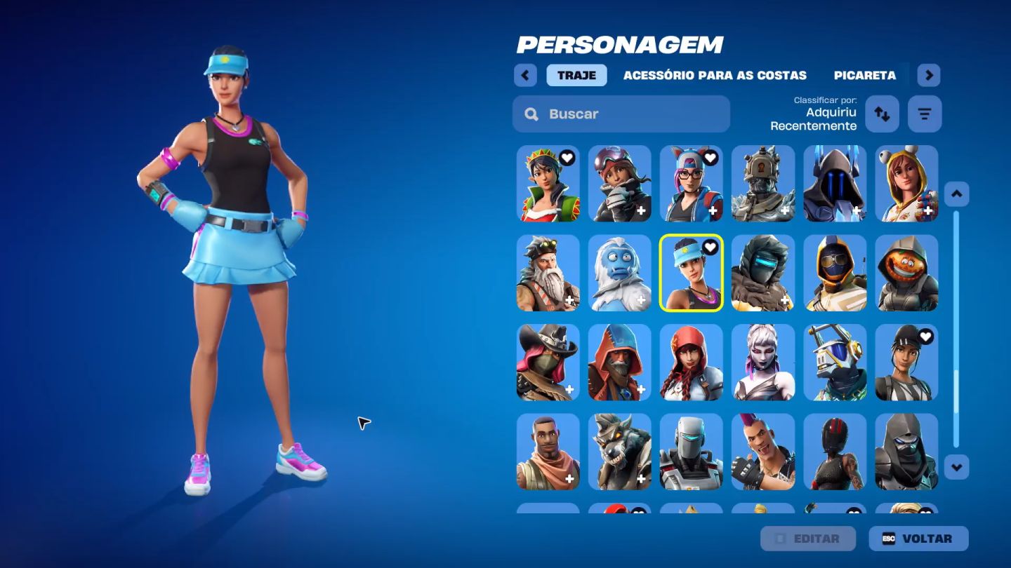 CONTA FORTNITE COM SALVE O MUNDO, TRAVIS , GLOW ETC