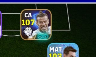Continha de eFootball com Bale 107 Big Time