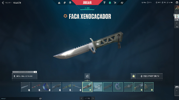 Conta com skin, Lv 200 ex Diamante 1 (faca Xenocacador e Phantom Reconhecimento)