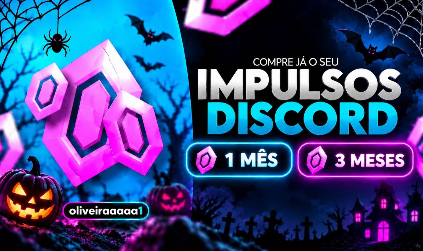 [PROMOÇÃO] Impulsos Discord | Boost 1 ou 3 Meses | Garantia Total