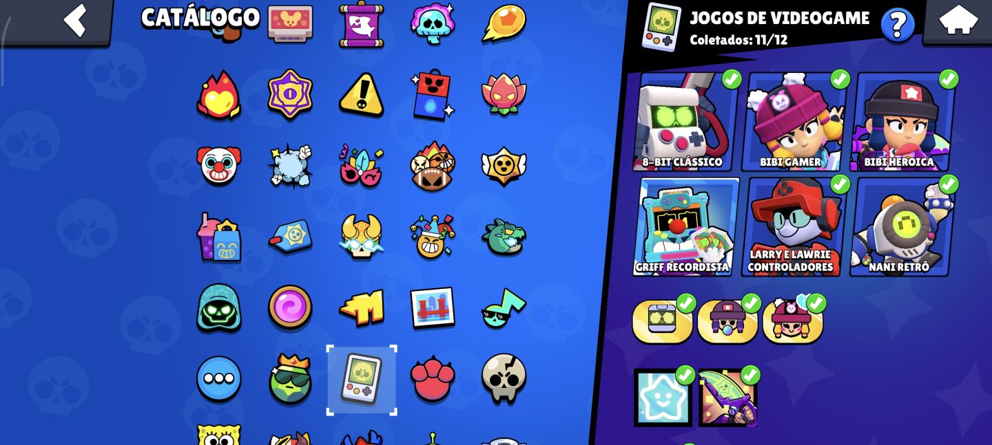 Conta Brawl Stars - 2020 | 52.532 Troféus | 104 Brawlers | 576 Skins