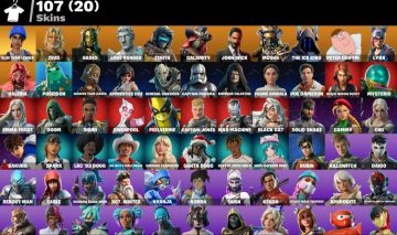 Conta fortnite com 107 skins + take the l + s3 incompleta + renegade conta rara