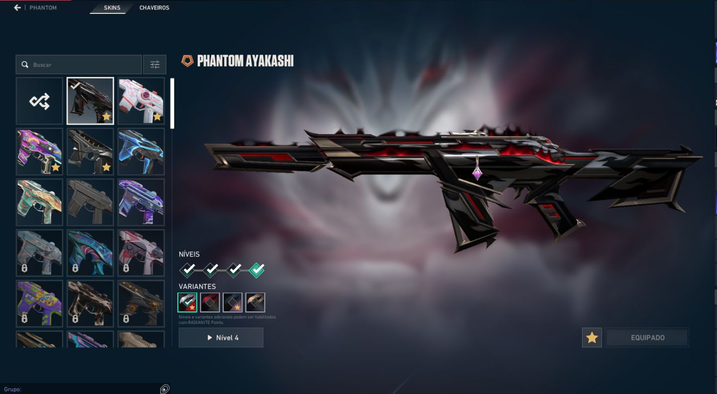CONTA VALORANT COM SKINS EXCLUSIVAS, FACA, CARDS E SPRAYS!
