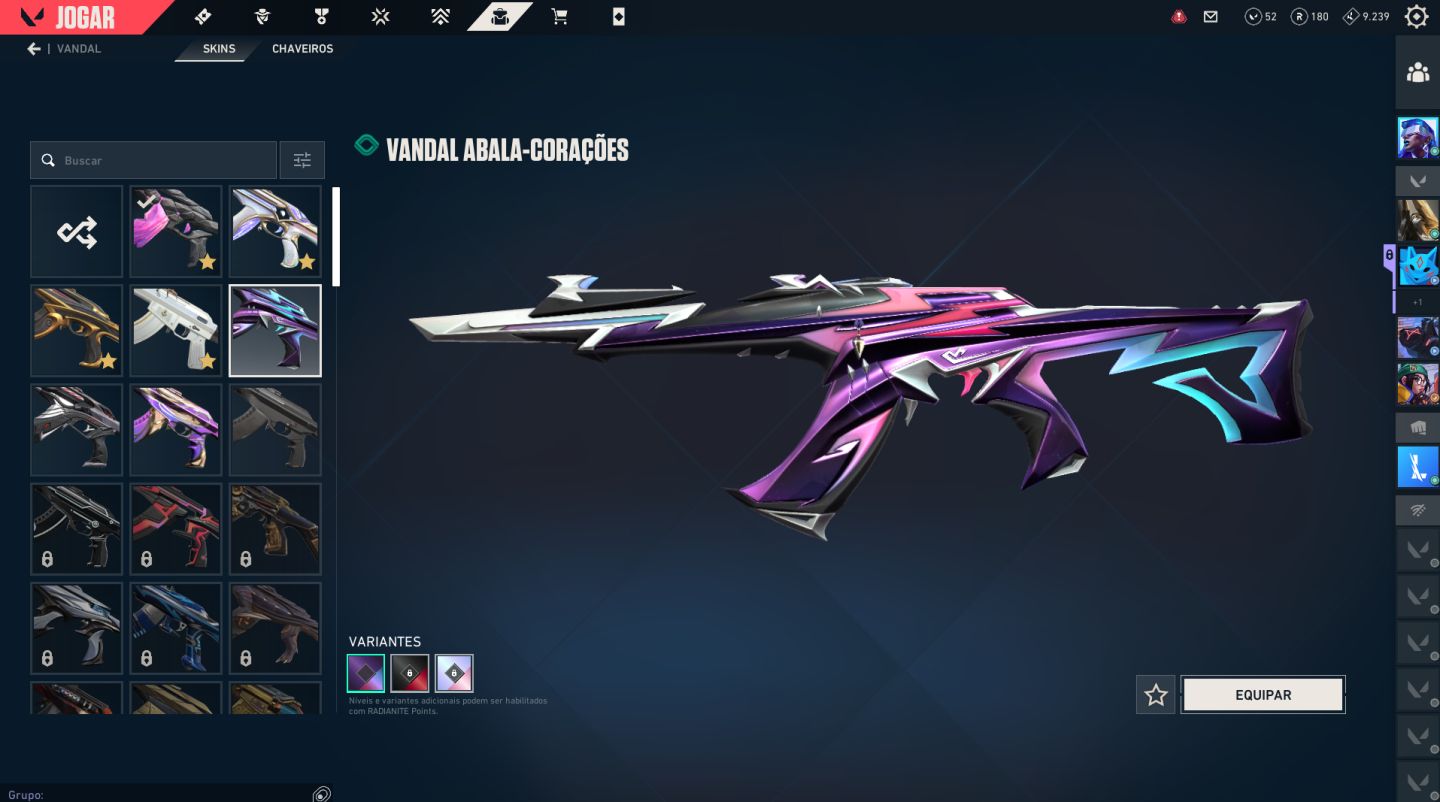 VENHA, CONTA TOP COM SKINS DE VP E PASSE - BR - QUENTE!!!!!!!