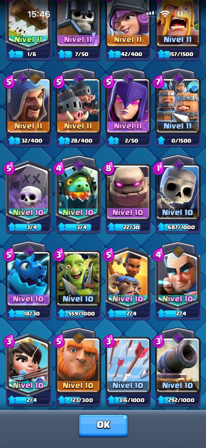 CONTAS FULL ACESSO DE CLASH ROYAL 6500 TROFÉUS + BRAW STARS